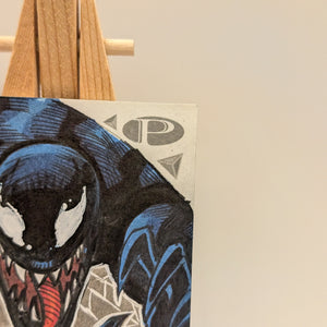 2019 Upper Deck Marvel Premier Sketch Cards Dual Panel Auto Signed 1/1 VENOM FRENLY BRICKS - Open 7 Days