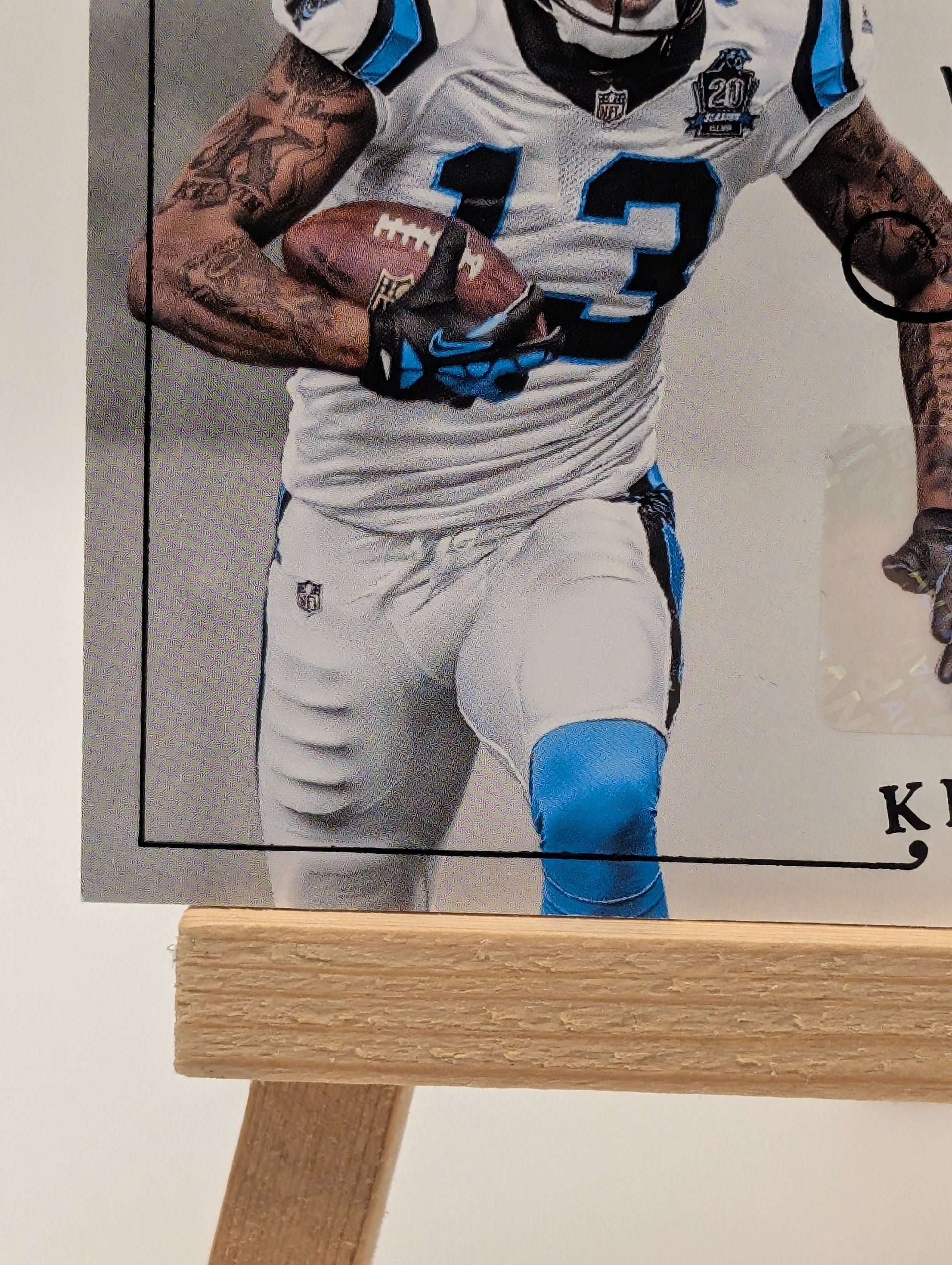 2014 National Treasures Kelvin Benjamin Rookie Patch Auto 5/5 Gloves NFL FRENLY BRICKS - Open 7 Days