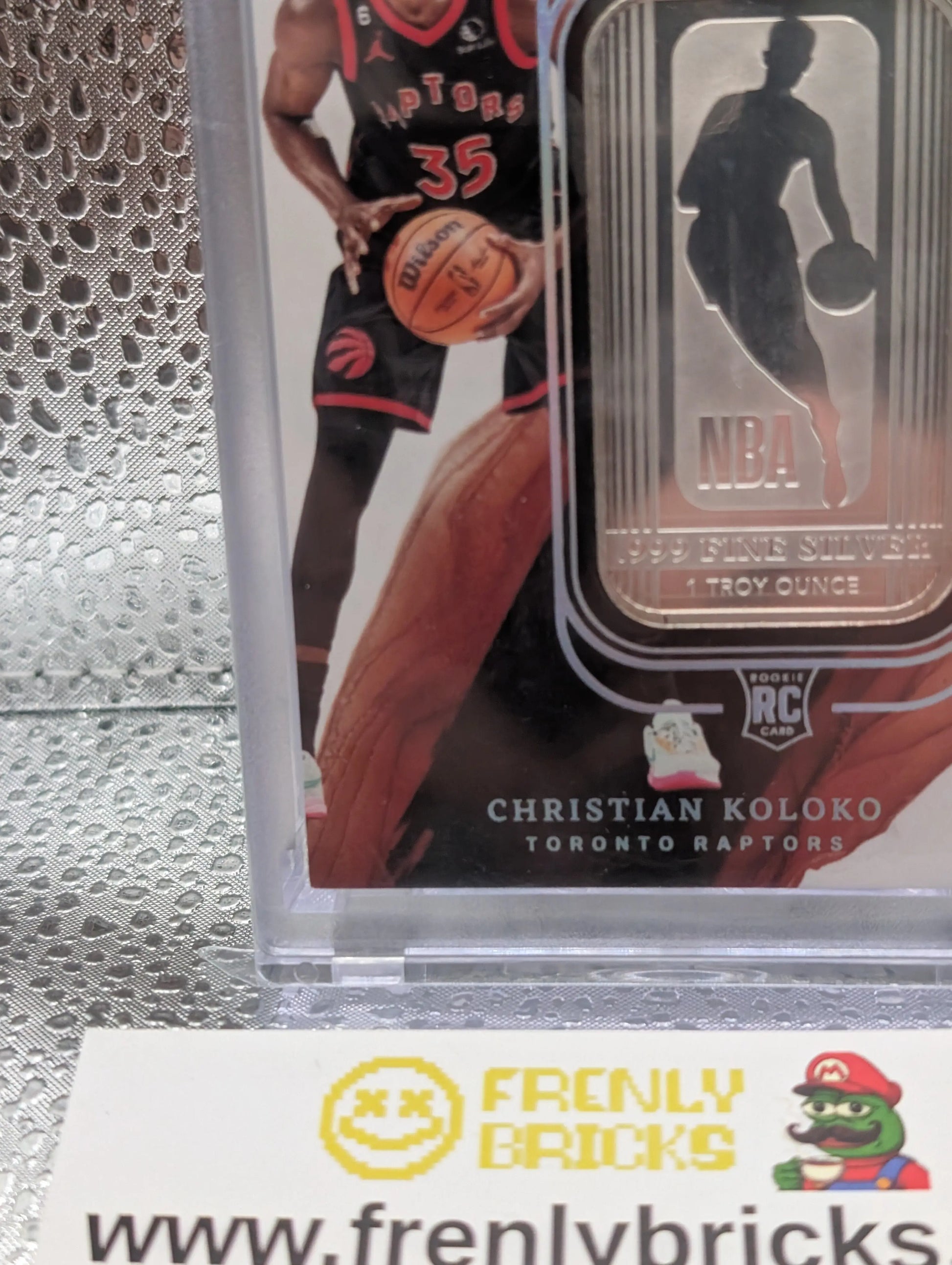 2022-23 Panini Impeccable Christian Koloko /20 Troy Ounce Fine Silver FRENLY BRICKS - Open 7 Days