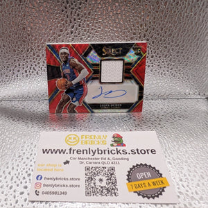 JALEN DUREN Select Red Wave RPA !! 2022- 23 ROOKIE RC Detroit FRENLY BRICKS - Open 7 Days