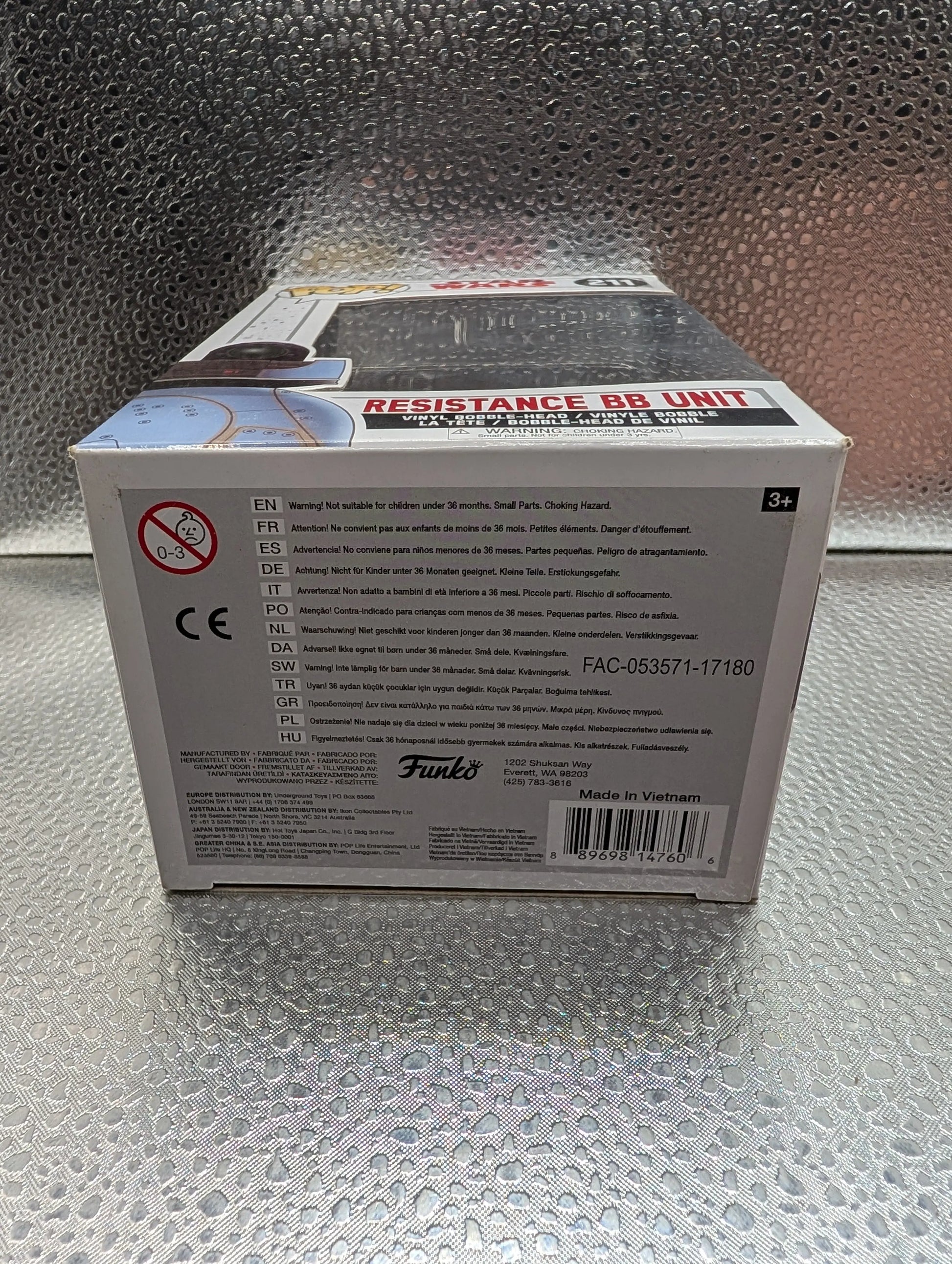 FUNKO Pop Vinyl Resistance BB Unit Star Wars #211 FRENLY BRICKS - Open 7 Days