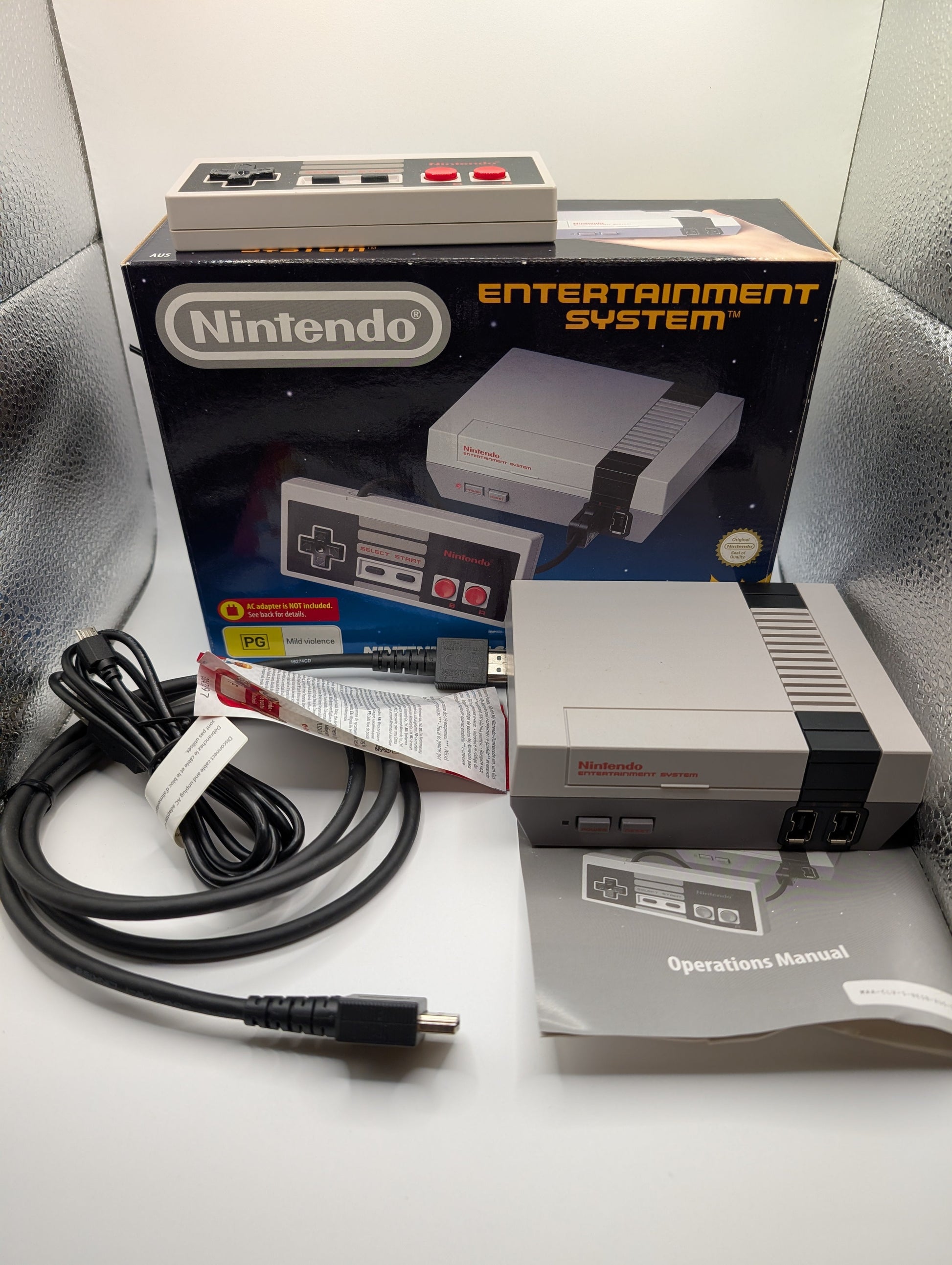 Nintendo Entertainment System Classic Mini Console Grey FRENLY BRICKS - Open 7 Days