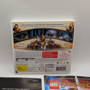Lego The Lord of the Rings Nintendo 3DS PAL, Manual, Case, Game LOTR Video Game FRENLY BRICKS - Open 7 Days