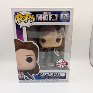 Marvel Funko Pop - Captain Carter (Fighting Pose) - What If? - No. 875 FRENLY BRICKS - Open 7 Days