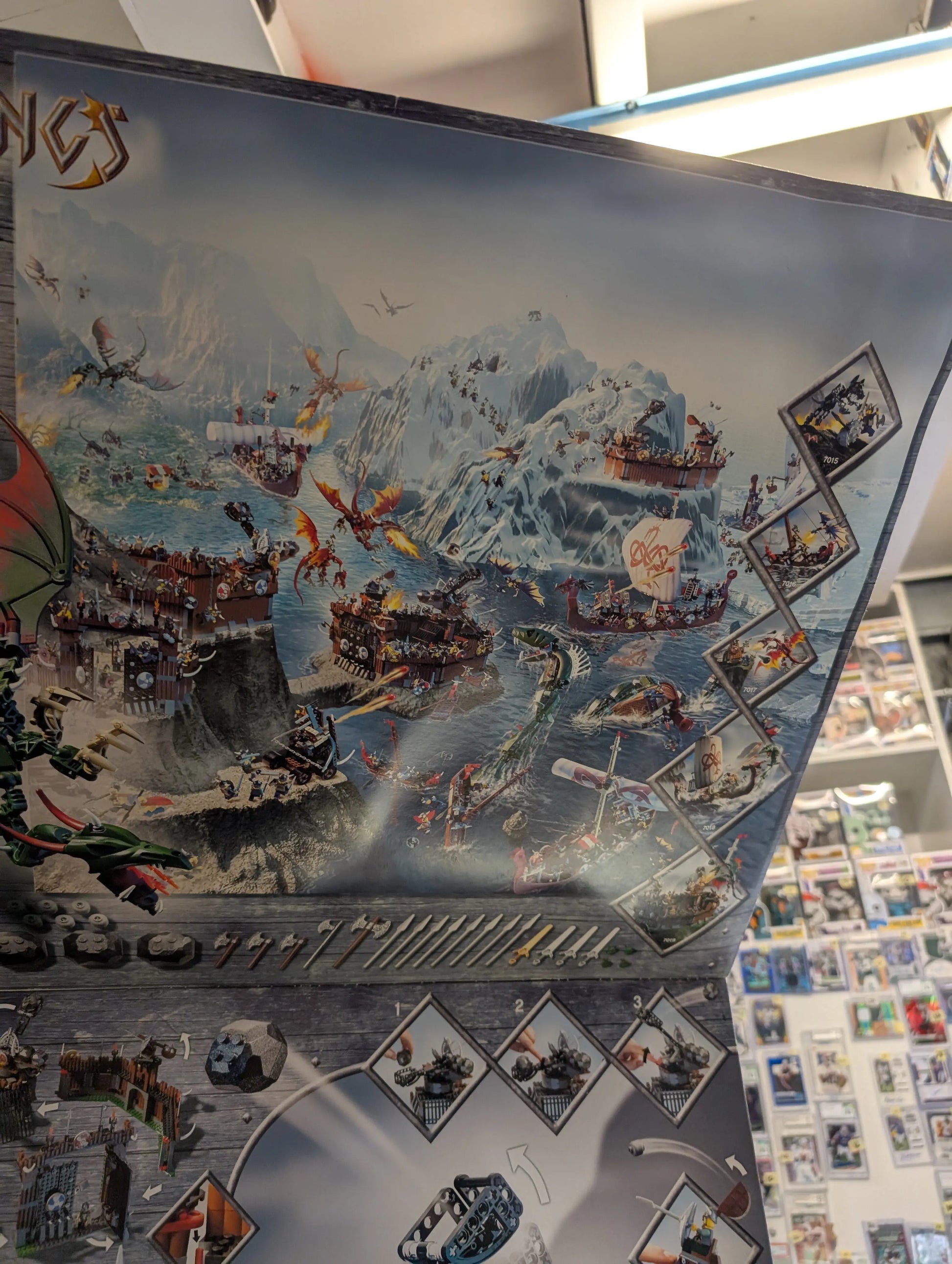 LEGO Vikings: Viking Fortress Against the Fafnir Dragon (7019) FRENLY BRICKS - Open 7 Days