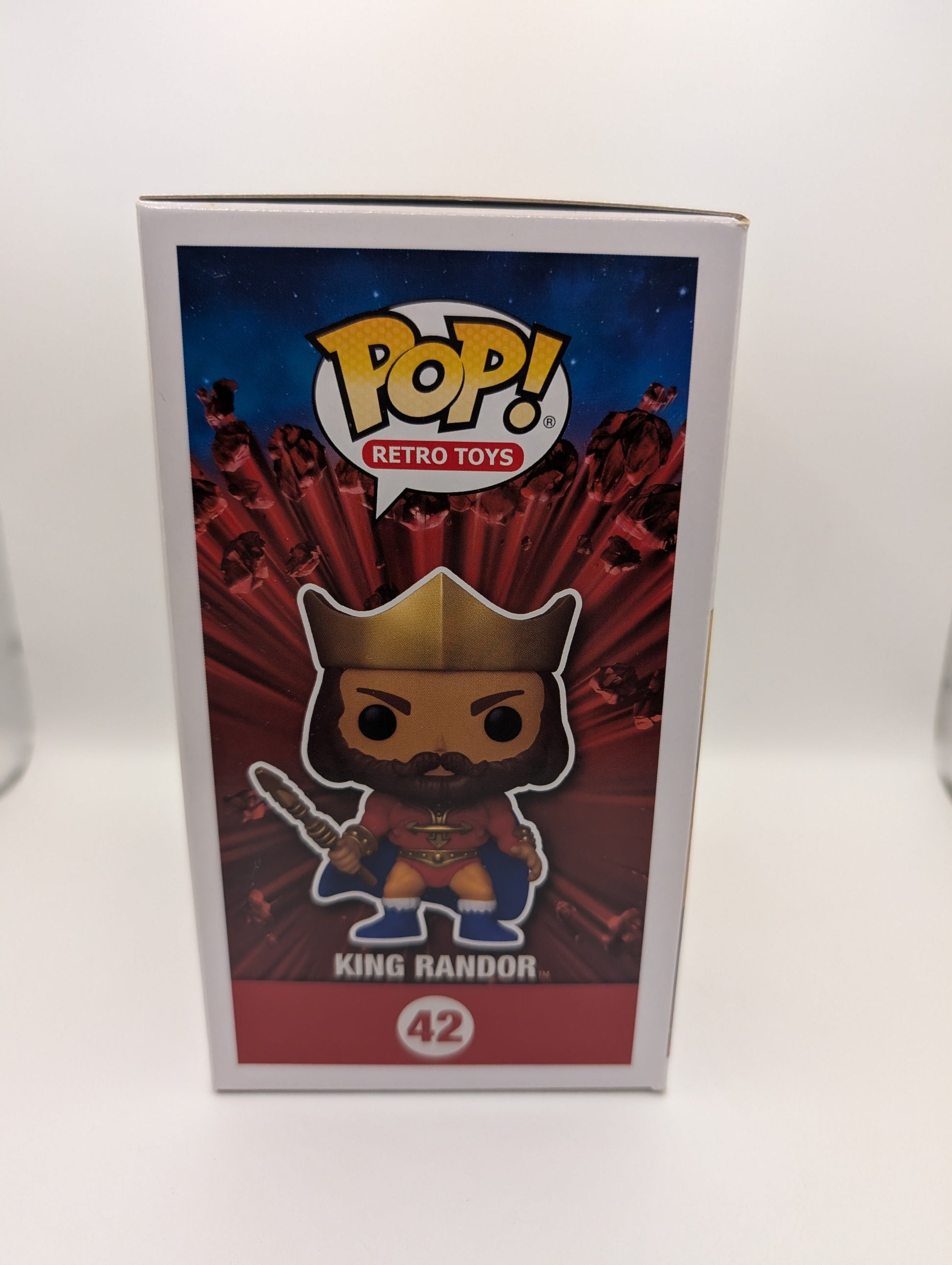 He-man Masters Of The Universe King Randor Funko Pop Vinyl 42 Retro FRENLY BRICKS - Open 7 Days