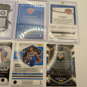 New York Knicks NBA Basketball Card Lot, Rookies, Patch, Auto, Graded, RJ Barret FRENLY BRICKS - Open 7 Days