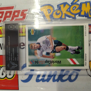 1993 Upper Deck World Cup Preview Alan Shearer #187 TCG 7 Graded FRENLY BRICKS - Open 7 Days