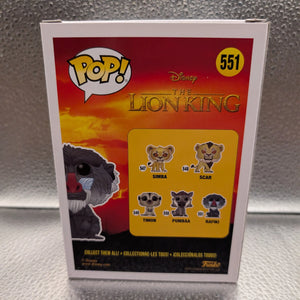 Funko Pop! Vinyl Figure - Disney #551 - Rafiki [Flocked] - Funko Shop Exclusive FRENLY BRICKS - Open 7 Days