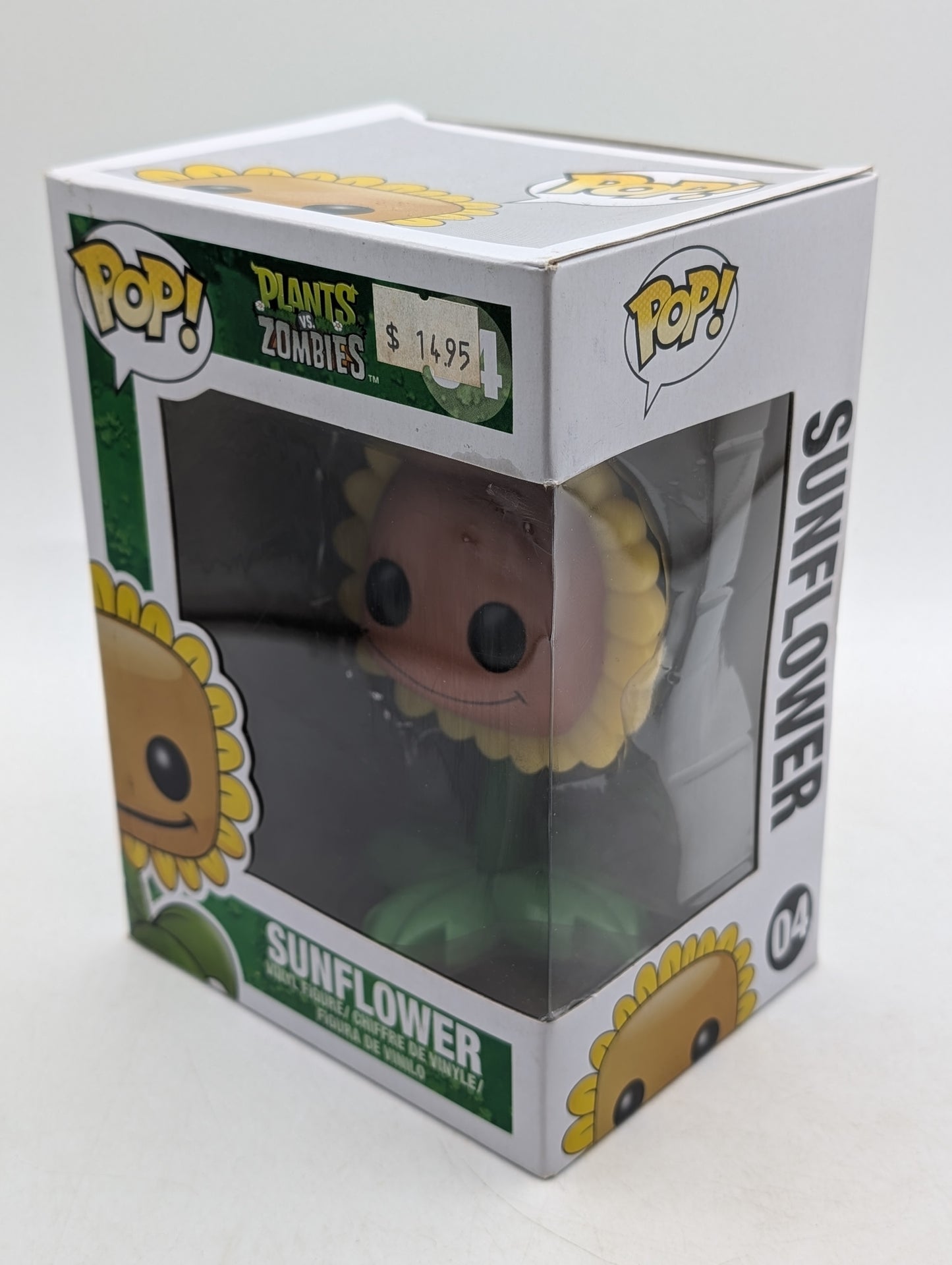 Funko Pop! Vinyl Plants vs. Zombies Sunflower #04 Figure 2012 Video Games