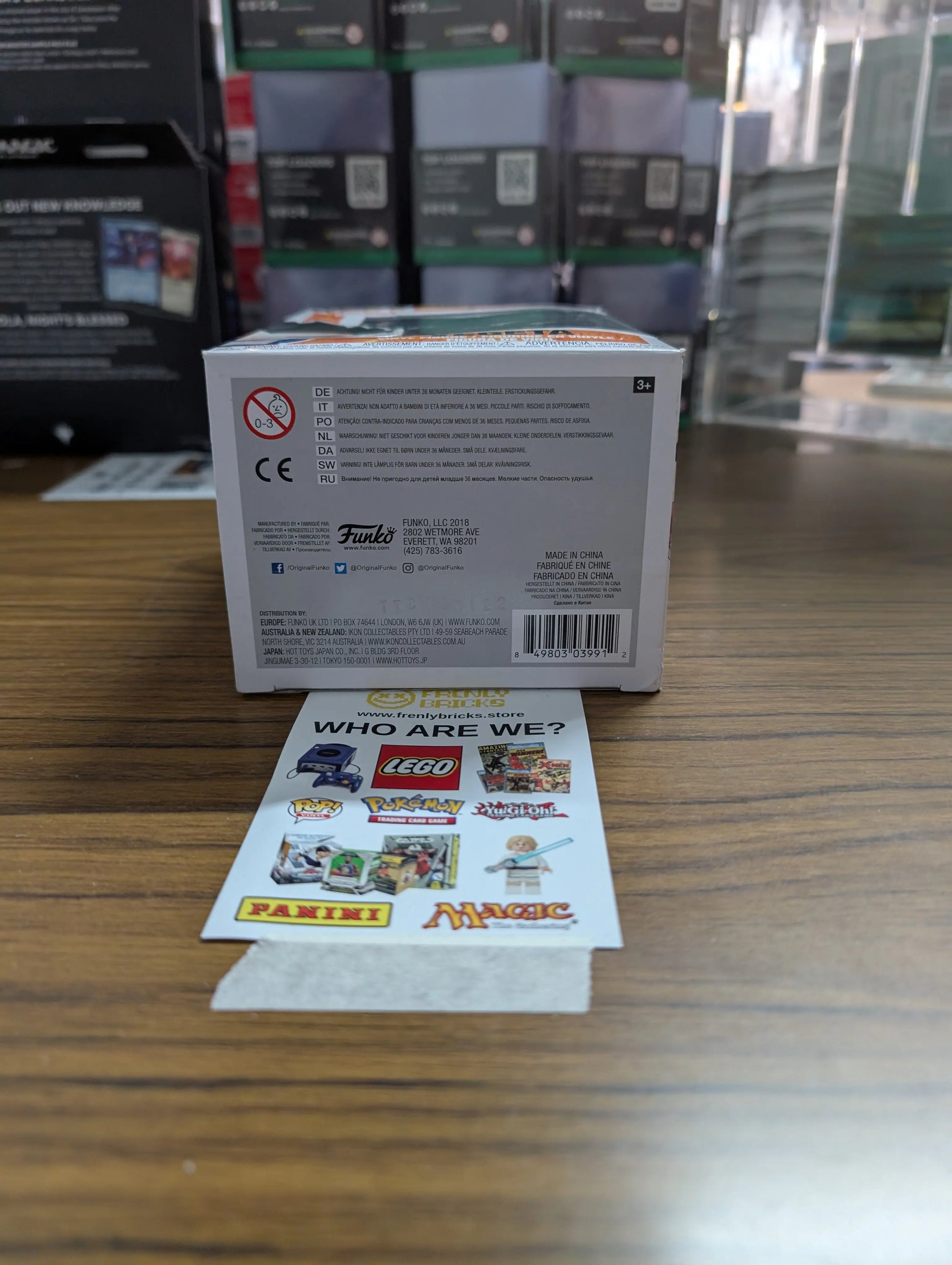 FUNKO Pop Vinyl Vegeta #10 FRENLY BRICKS - Open 7 Days