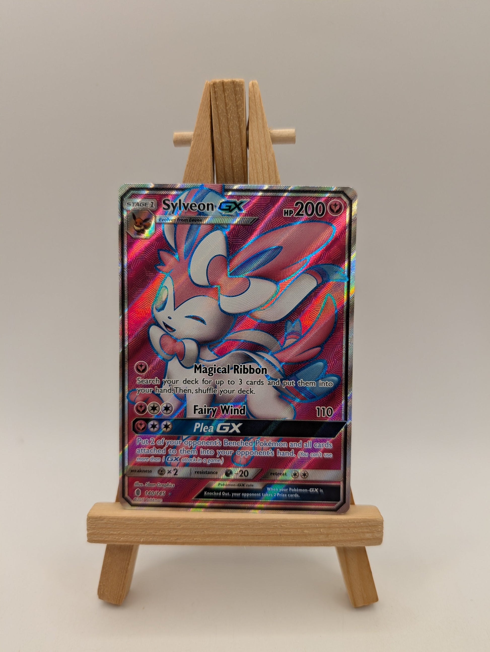 Pokemon TCG - Sylveon GX 140/145 Guardians Rising #2 FRENLY BRICKS - Open 7 Days