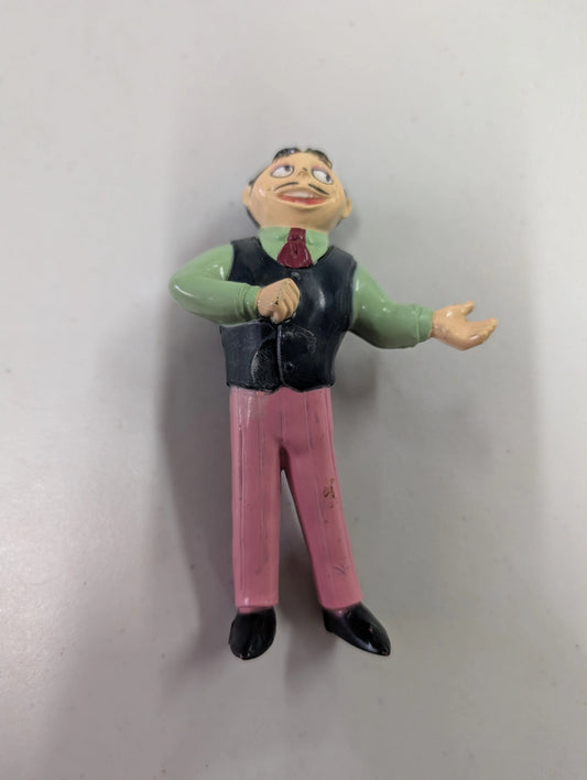 1993 RARE Vintage  Addams Family Candy Container Figures Gomez 4.25"  PB148 FRENLY BRICKS - Open 7 Days