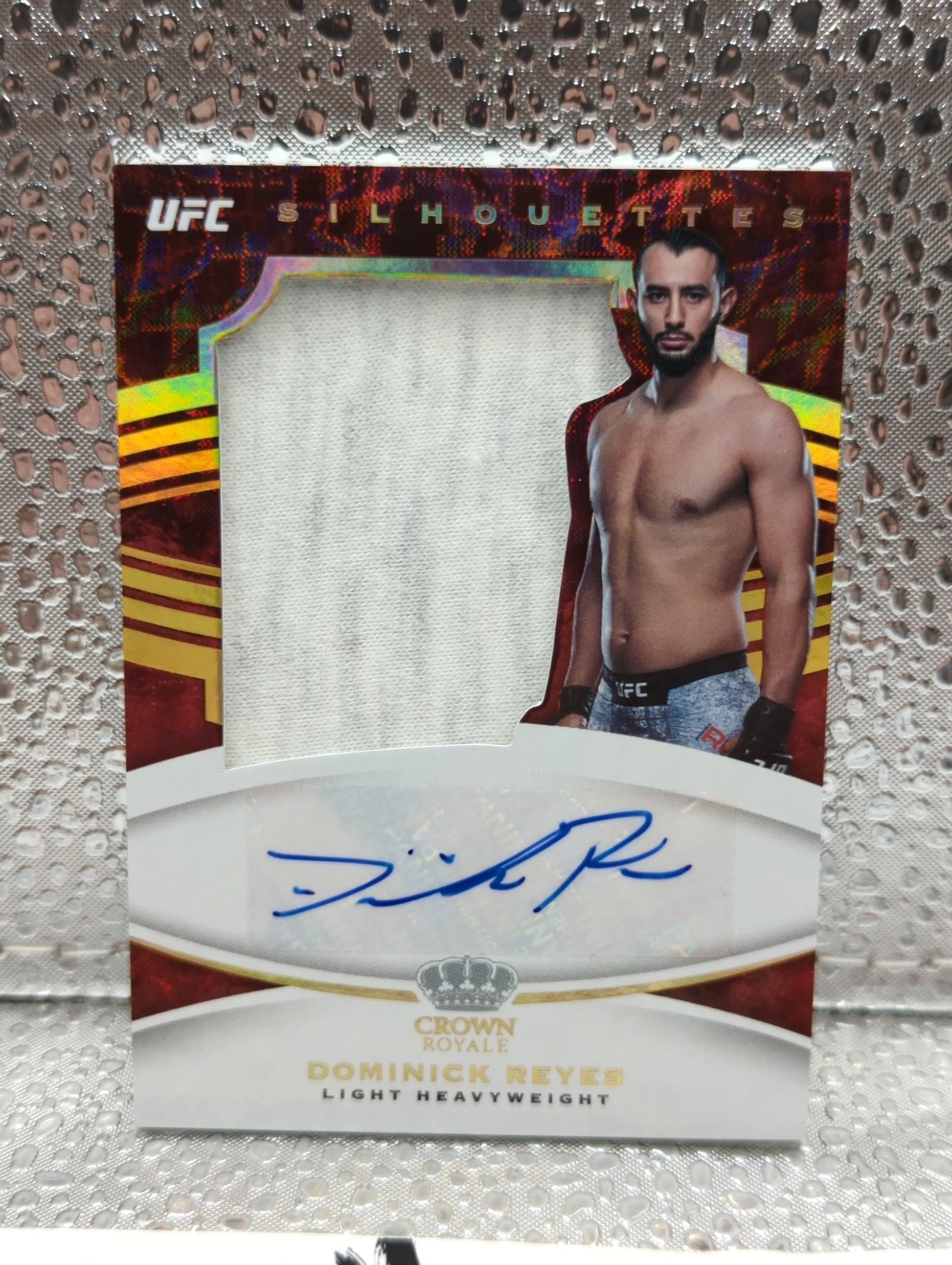 2021 Panini Crown Royale - UFC Silhouettes PATCH AUTO - Dominick Reyes FRENLY BRICKS - Open 7 Days