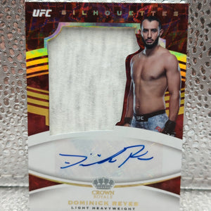 2021 Panini Crown Royale - UFC Silhouettes PATCH AUTO - Dominick Reyes FRENLY BRICKS - Open 7 Days