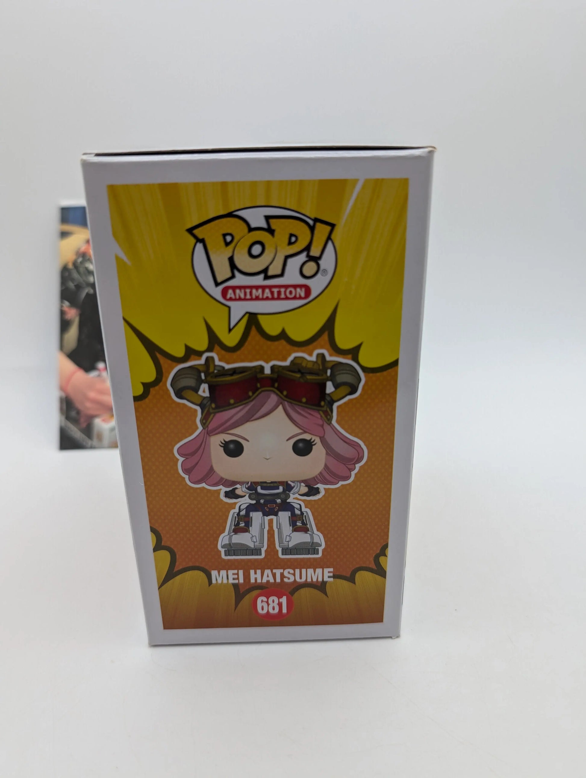 Funko Pop! Animation Signed My Hero Academia MEI HATSUME 681 Signed FRENLY BRICKS - Open 7 Days