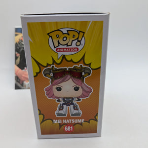 Funko Pop! Animation Signed My Hero Academia MEI HATSUME 681 Signed FRENLY BRICKS - Open 7 Days