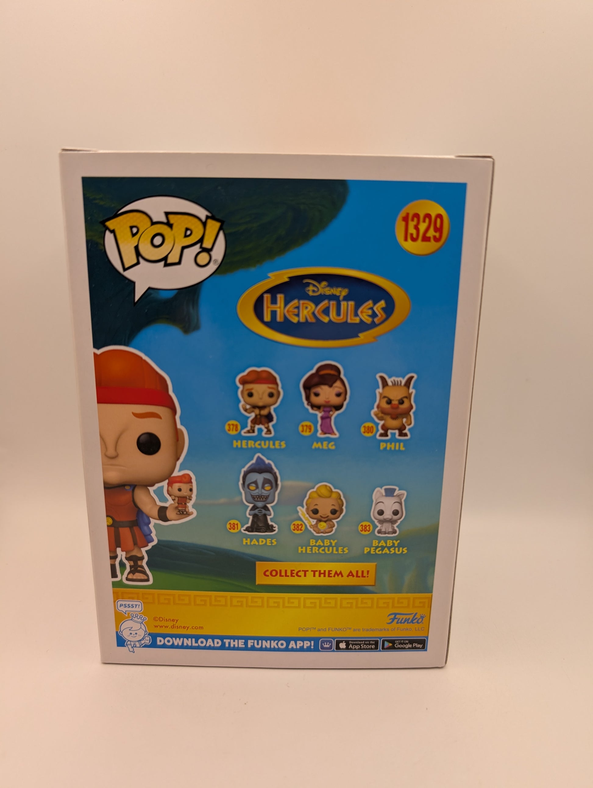 Funko Pop! Vinyl #1329 Disney Hercules with Action Figure WONDERCON 2023