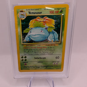 1999 Pokemon Game Base Set Unlimited Venusaur Holo Rare 15/102 #15 PSA 9 MINT FRENLY BRICKS - Open 7 Days