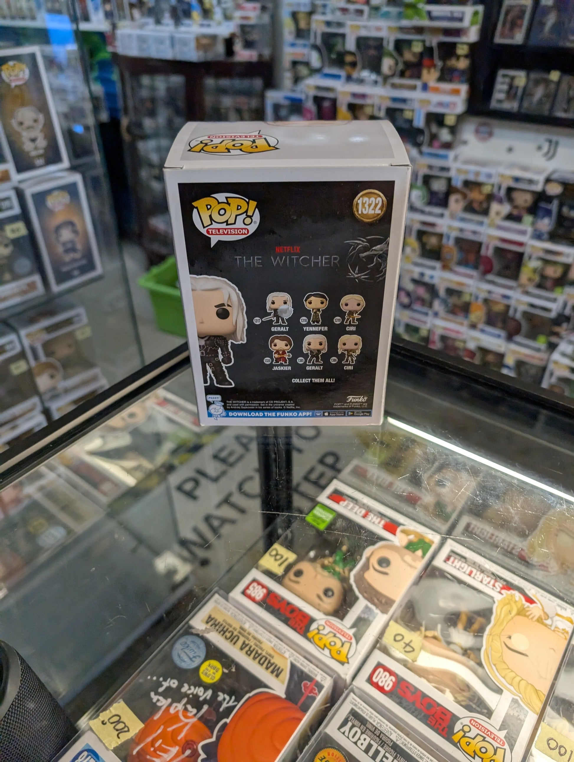 FUNKO Pop Vinyl Geralt #1322 FRENLY BRICKS - Open 7 Days