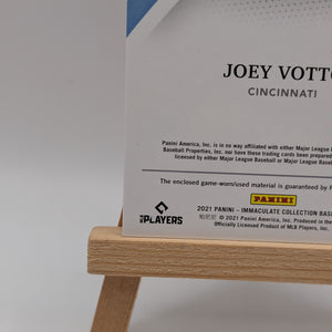 2021 Panini Immaculate Collection- Joey Votto Materials Trio /5