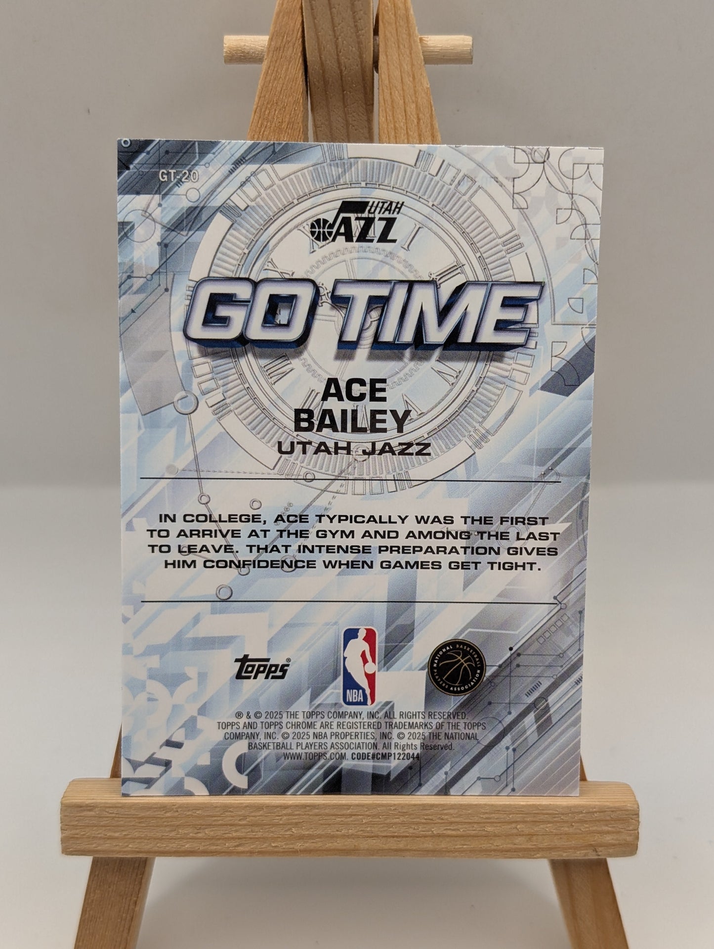Ace Bailey 2025-26 Topps Chrome - Go Time Refractor /150 #GT-20 Utah Jazz FRENLY BRICKS - Open 7 Days