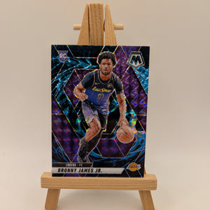 2024-25 Panini Mosaic Bronny James Jr. RC Genesis SSP #214