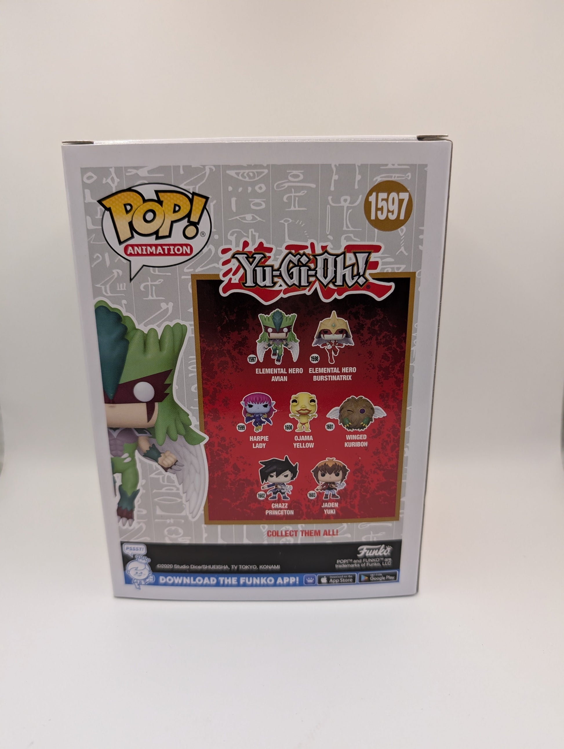 Elemental Hero Avian 1597 Yu-Gi-Oh Funko Pop Figure FRENLY BRICKS - Open 7 Days