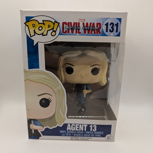 Marvel Funko Pop - Agent 13 - Captain America: Civil War - No. 131 FRENLY BRICKS - Open 7 Days