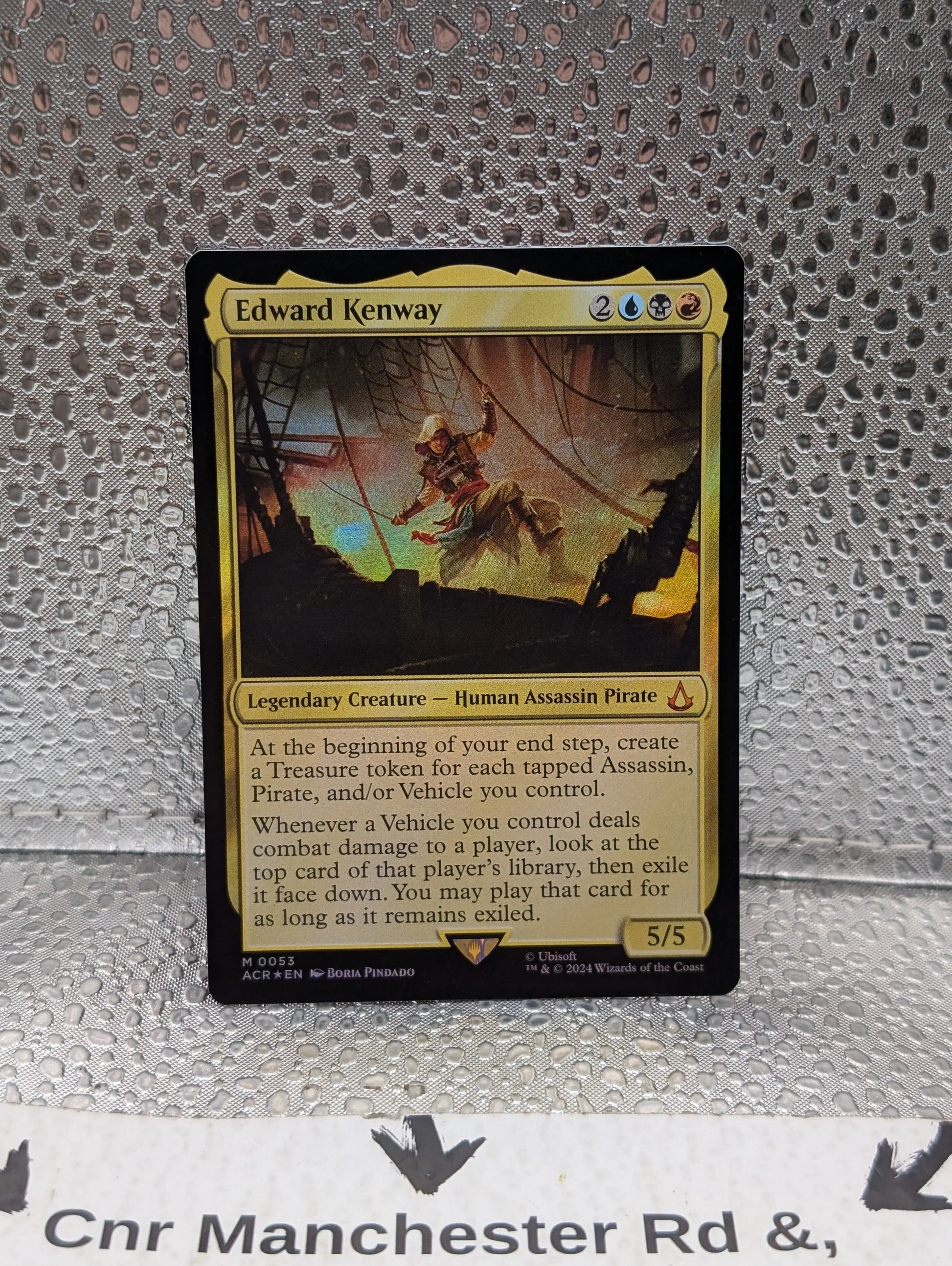 EDWARD KENWAY MTG Assassin's Creed FOIL Mythic Rare 0053 FRENLY BRICKS - Open 7 Days