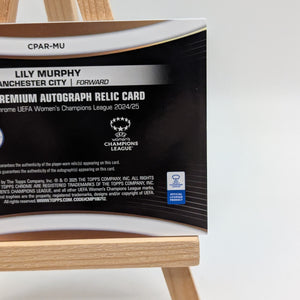 2024-25 Topps Chrome Uefa Women's Champions League - Premium Autograph Relics Lily Murphy #CPAR-MU FRENLY BRICKS - Open 7 Days