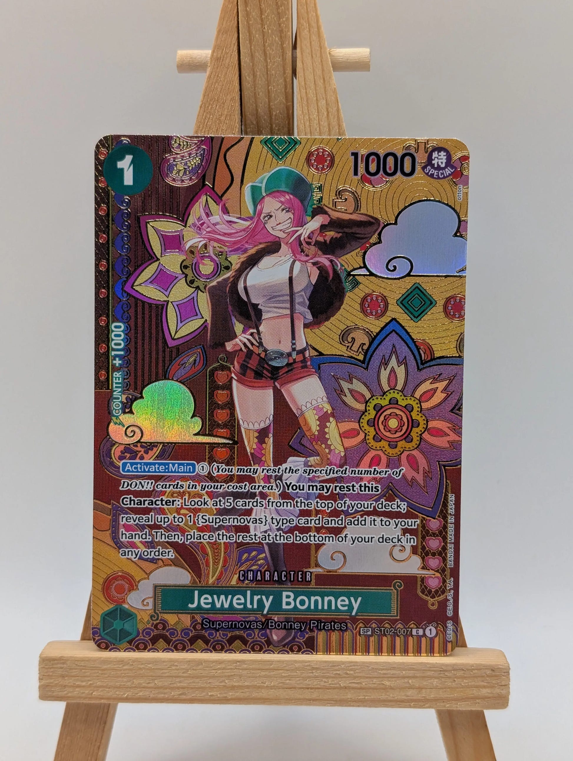 One Piece Card Game - Jewelry Bonney ST02-007 (SP) - Two Legends - English FRENLY BRICKS - Open 7 Days image 2