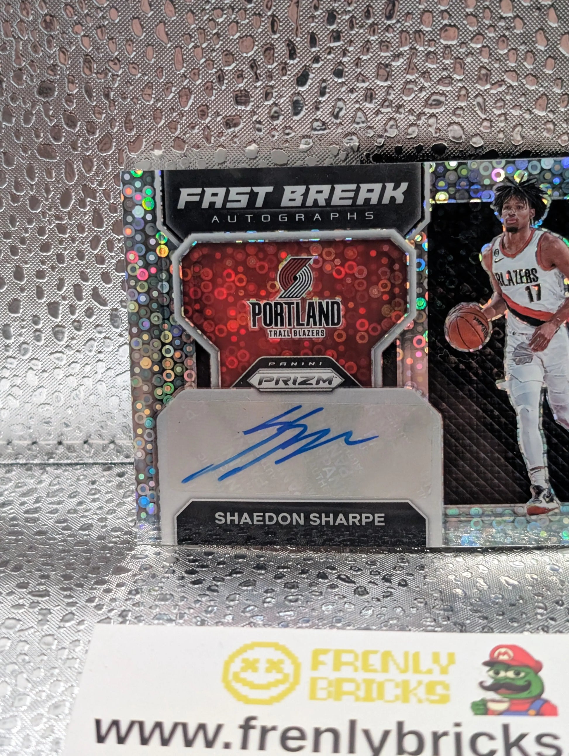 2022-23 SHAEDON SHARPE Panini Prizm - Fast Break Rookie Autographs #FBR-SSB FRENLY BRICKS - Open 7 Days