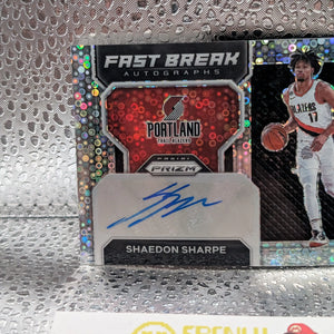 2022-23 SHAEDON SHARPE Panini Prizm - Fast Break Rookie Autographs #FBR-SSB FRENLY BRICKS - Open 7 Days