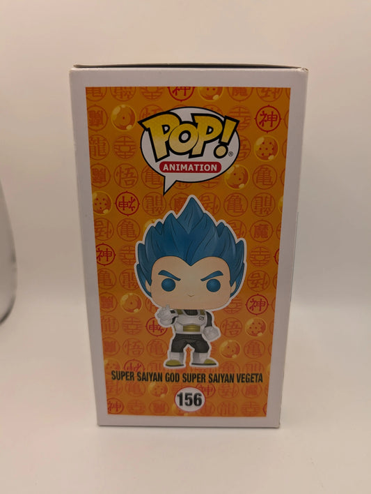 Animation Funko Pop - Super Saiyan God Super Saiyan Vegeta - No. 156 FRENLY BRICKS - Open 7 Days