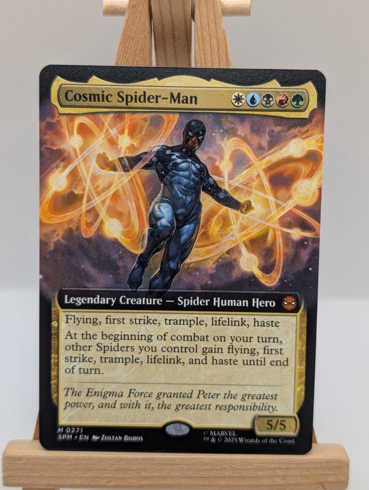 MTG Spiderman SPM | Non-Foil Extended Art | 0271 Cosmic Spider-Man FRENLY BRICKS - Open 7 Days