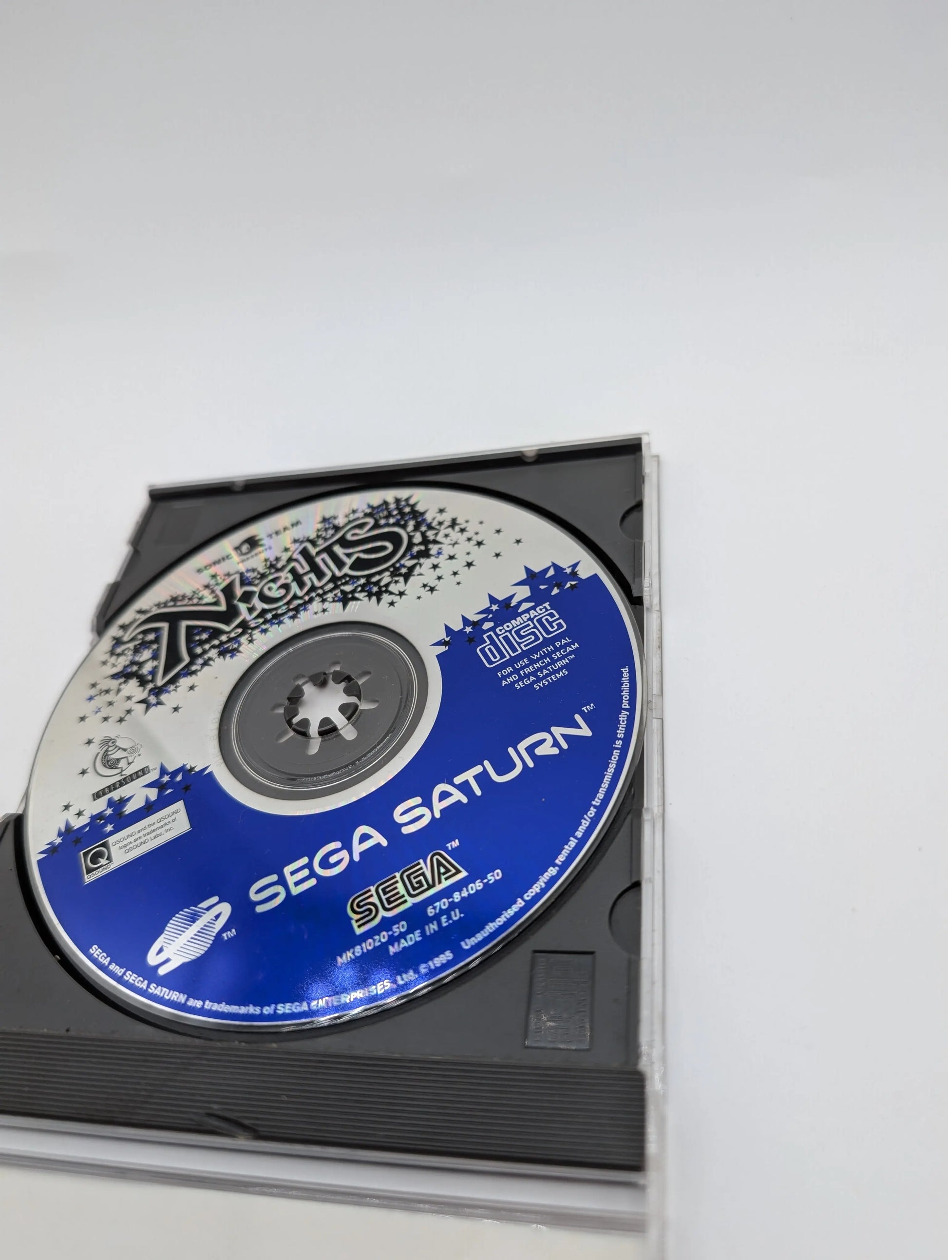 Nights into Dreams Sega Saturn PAL Video Game Very Good Condition Vintage used FRENLY BRICKS - Open 7 Days