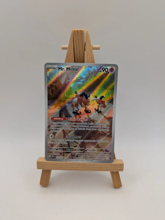 Pokémon TCG Mr. Mime Scarlet & Violet-151 179/165 Holo Illustration Rare FRENLY BRICKS - Open 7 Days