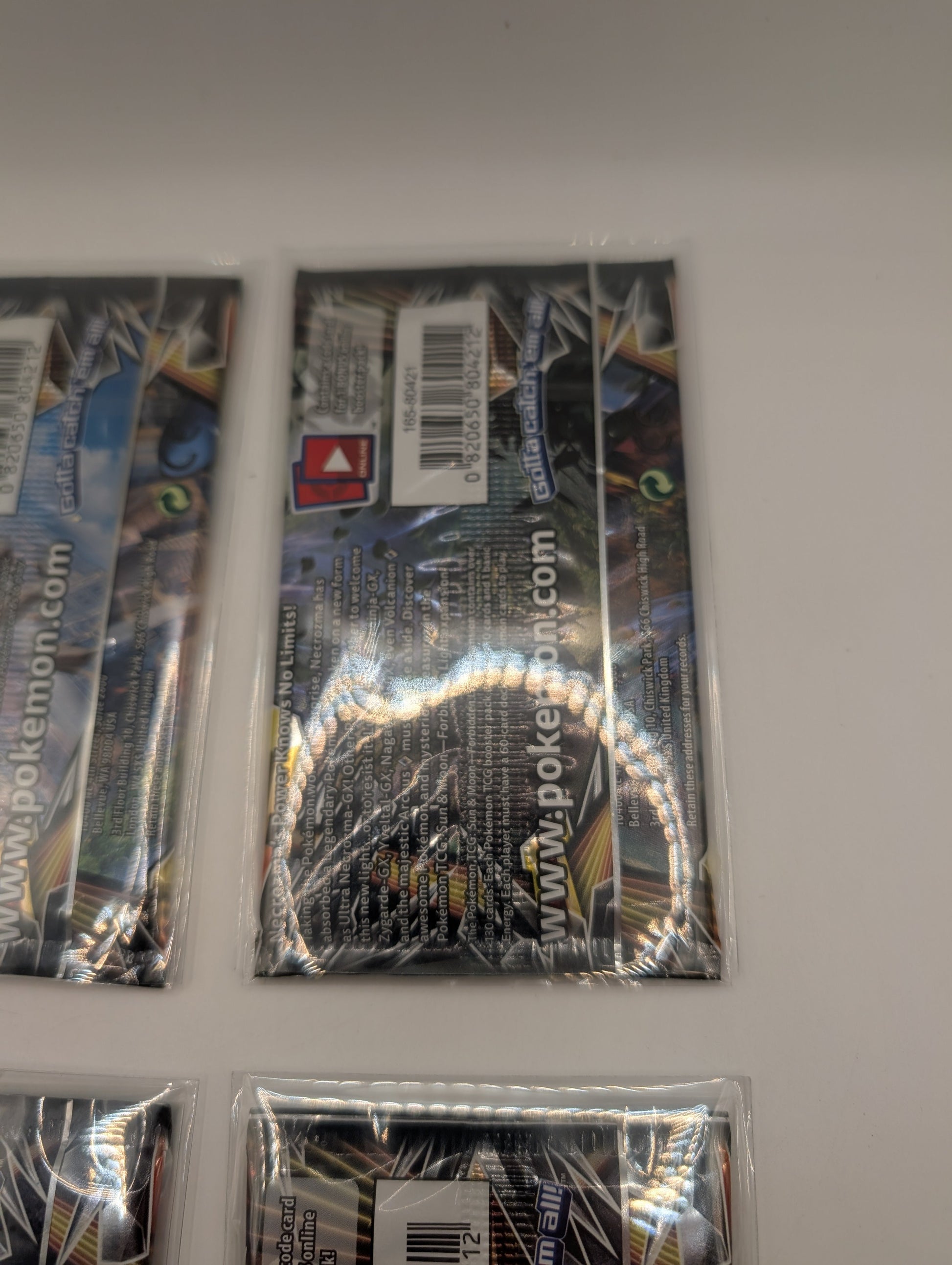 Pokemon Sun & Moon Forbidden Light Sealed Booster Pack - Art Set. 4 Packs FRENLY BRICKS - Open 7 Days