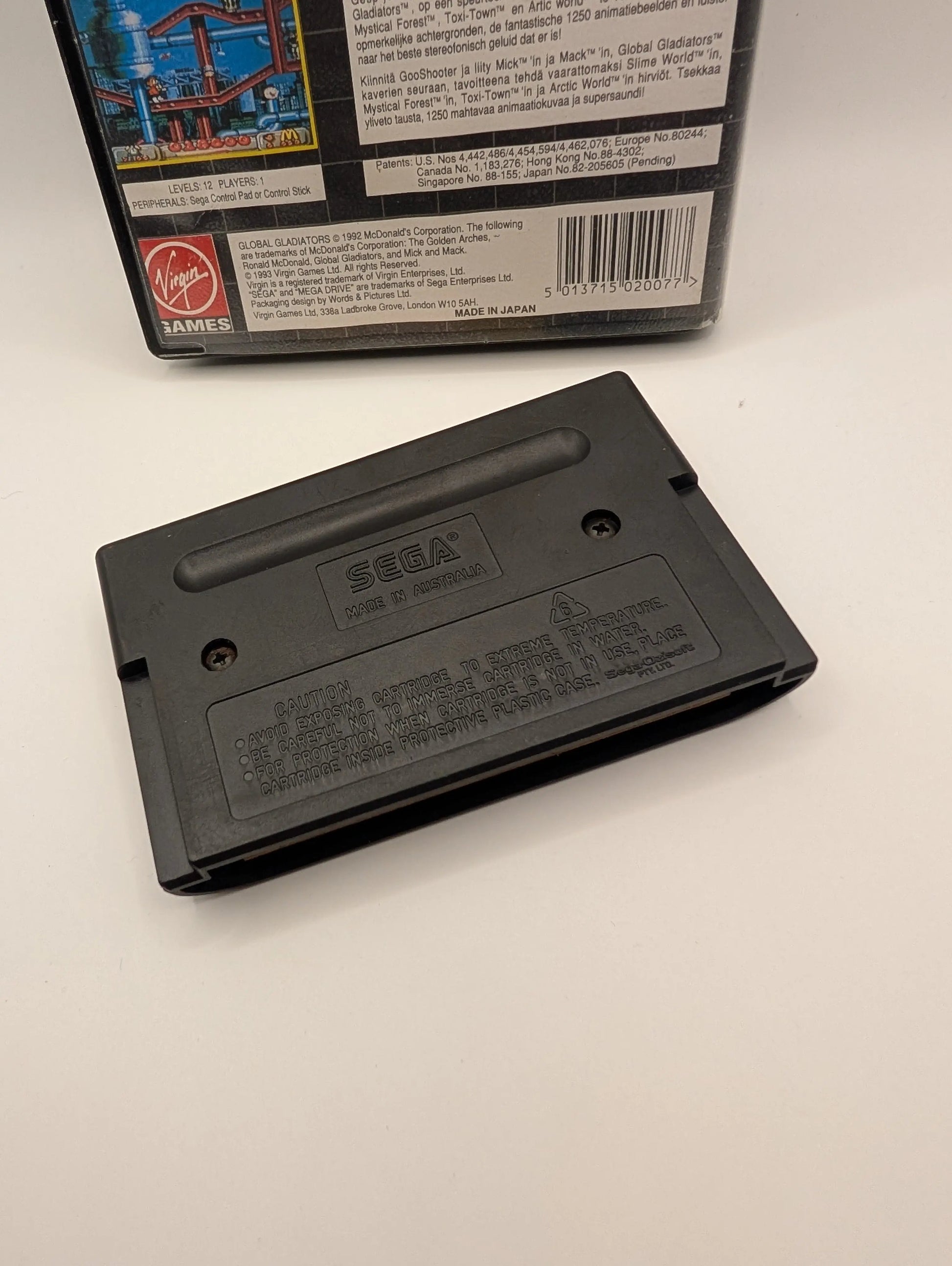 Global Gladiators Sega Mega Drive Complete Fair Condtion 1993 PAL USED FRENLY BRICKS - Open 7 Days