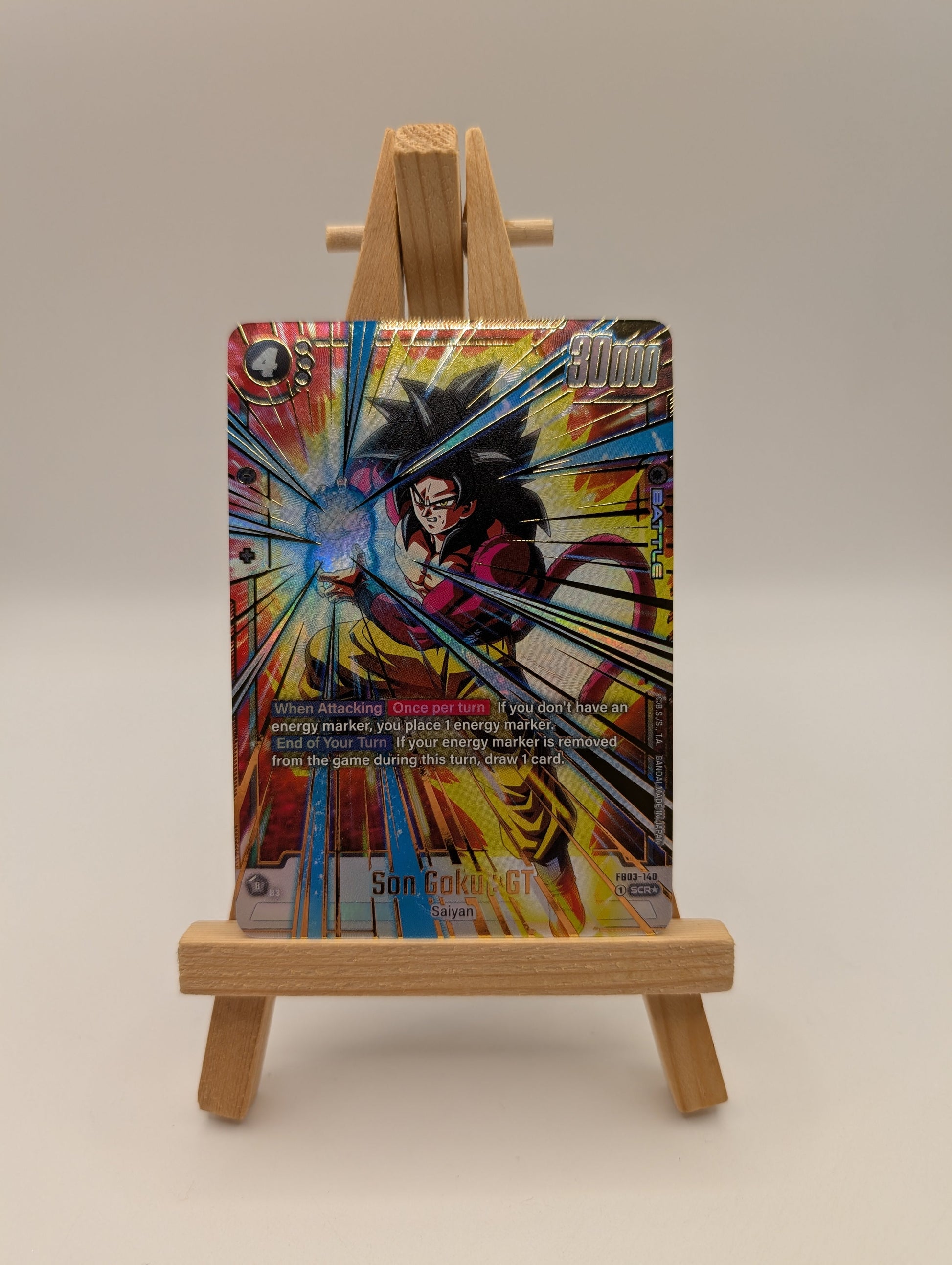 Son Goku : GT (Alt Art) FB03-140 SCR Raging Roar - Dragon Ball Fusion World FRENLY BRICKS - Open 7 Days