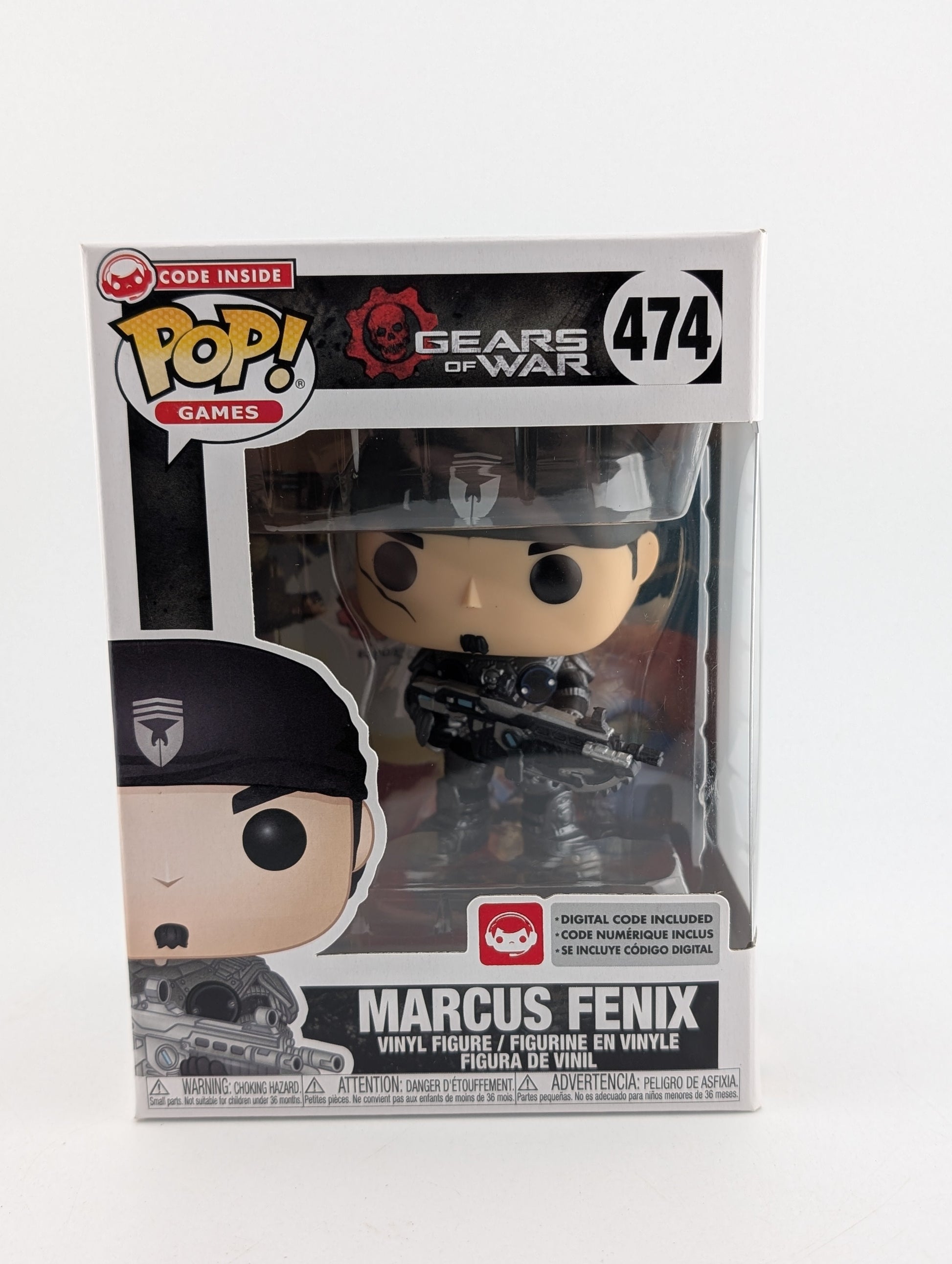 Funko POP! Games Gears Of War - Marcus Fenix #474 - Vinyl Collectable FRENLY BRICKS - Open 7 Days