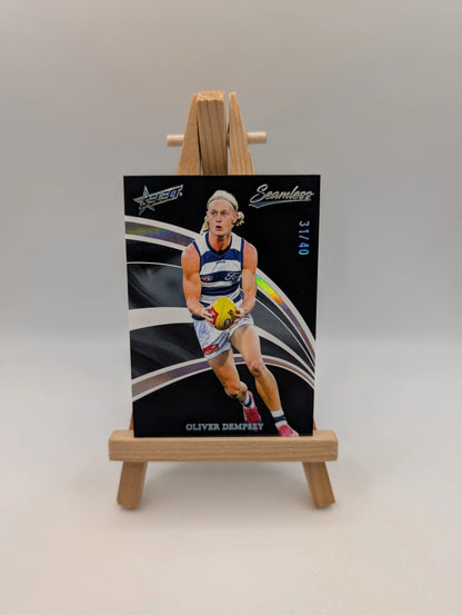 2025 Select AFL Seamless Black Oliver Dempsey /40 Geelong Cats FRENLY BRICKS - Open 7 Days