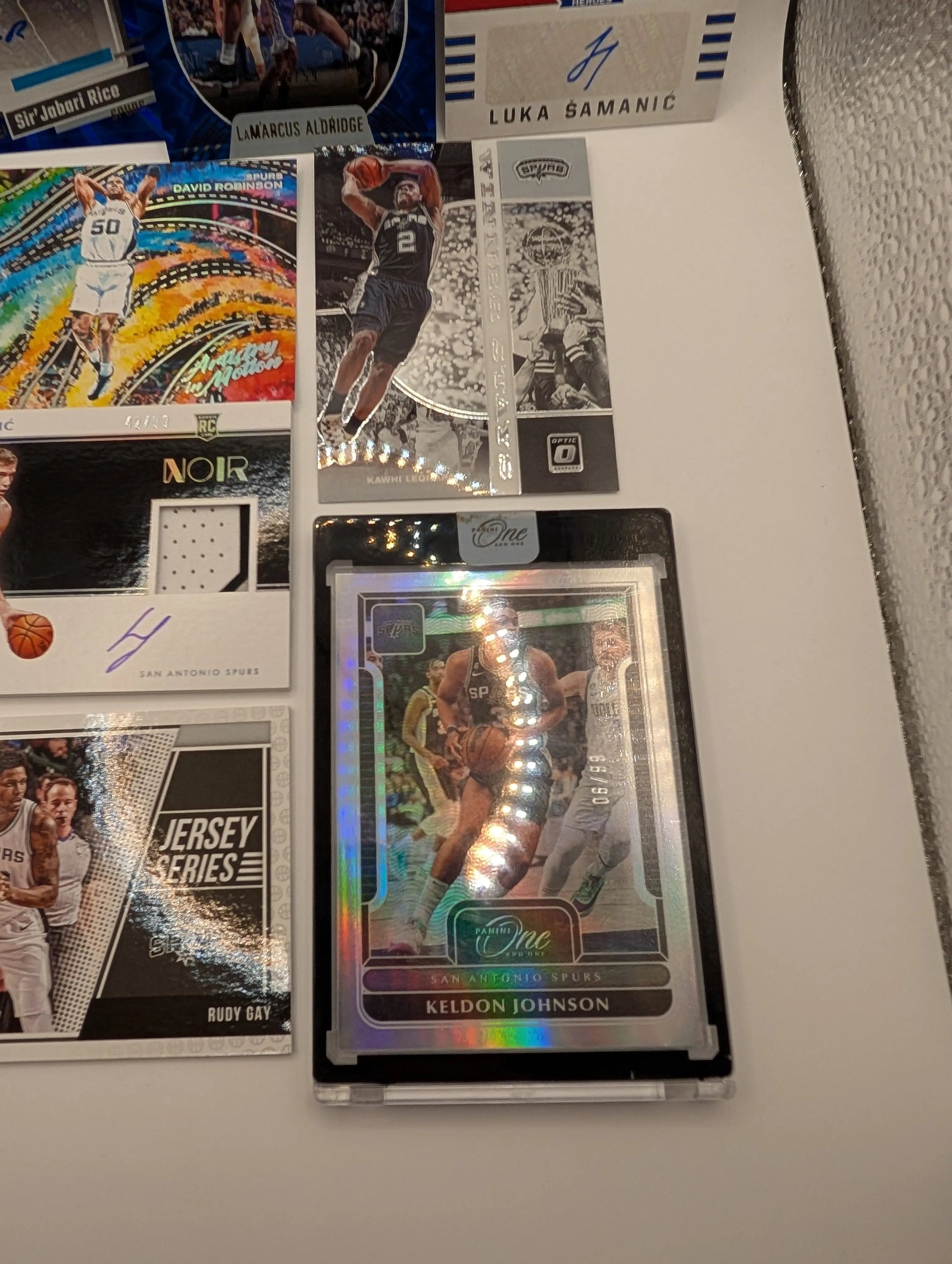 San Antonio Spurs NBA Basketball Card Lot, Rookies, Patch, Auto, George Gervin FRENLY BRICKS - Open 7 Days