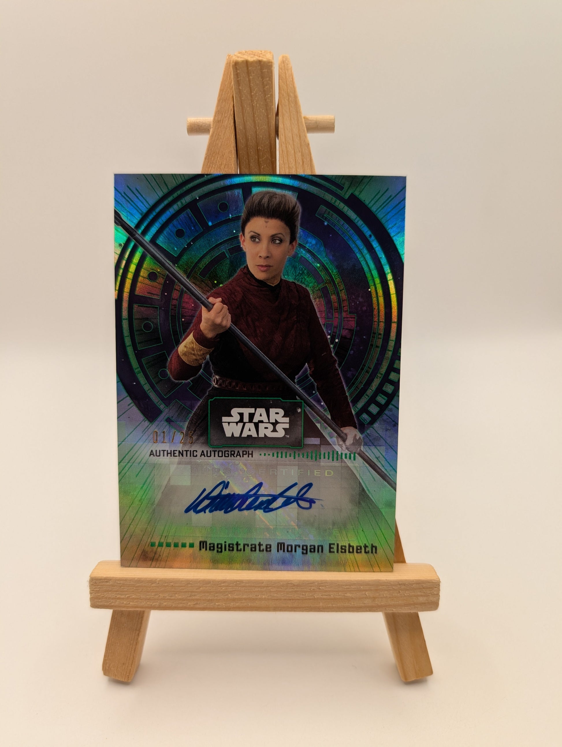 Topps Star Wars Signature Edition Diana Lee Inosanto Auto Autograph Magistrate Green FRENLY BRICKS - Open 7 Days