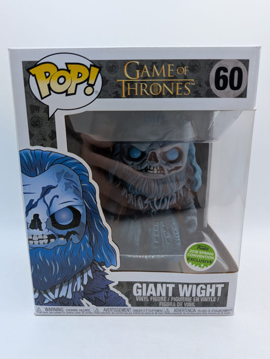 Funko POP! Game of Thrones Giant Wight #60 2018 Spring Con Exclusive
