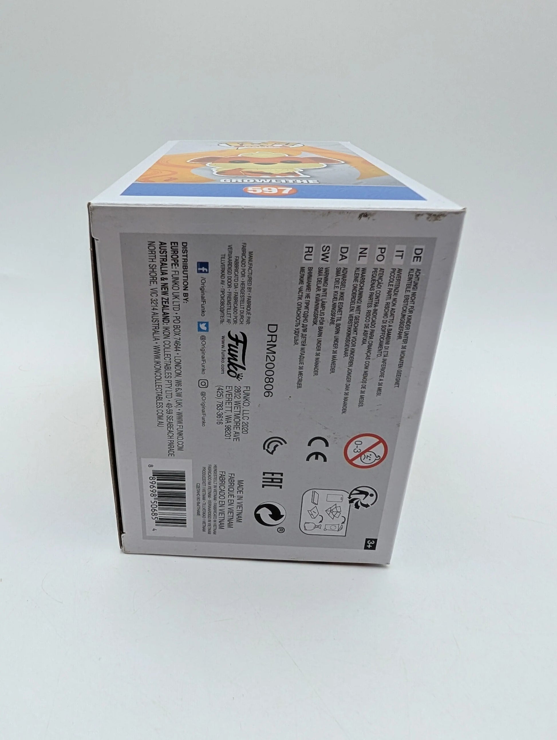 Funko POP Pokemon Growlithe Flocked NYCC 2020 #597 Vinyl Figure FRENLY BRICKS - Open 7 Days