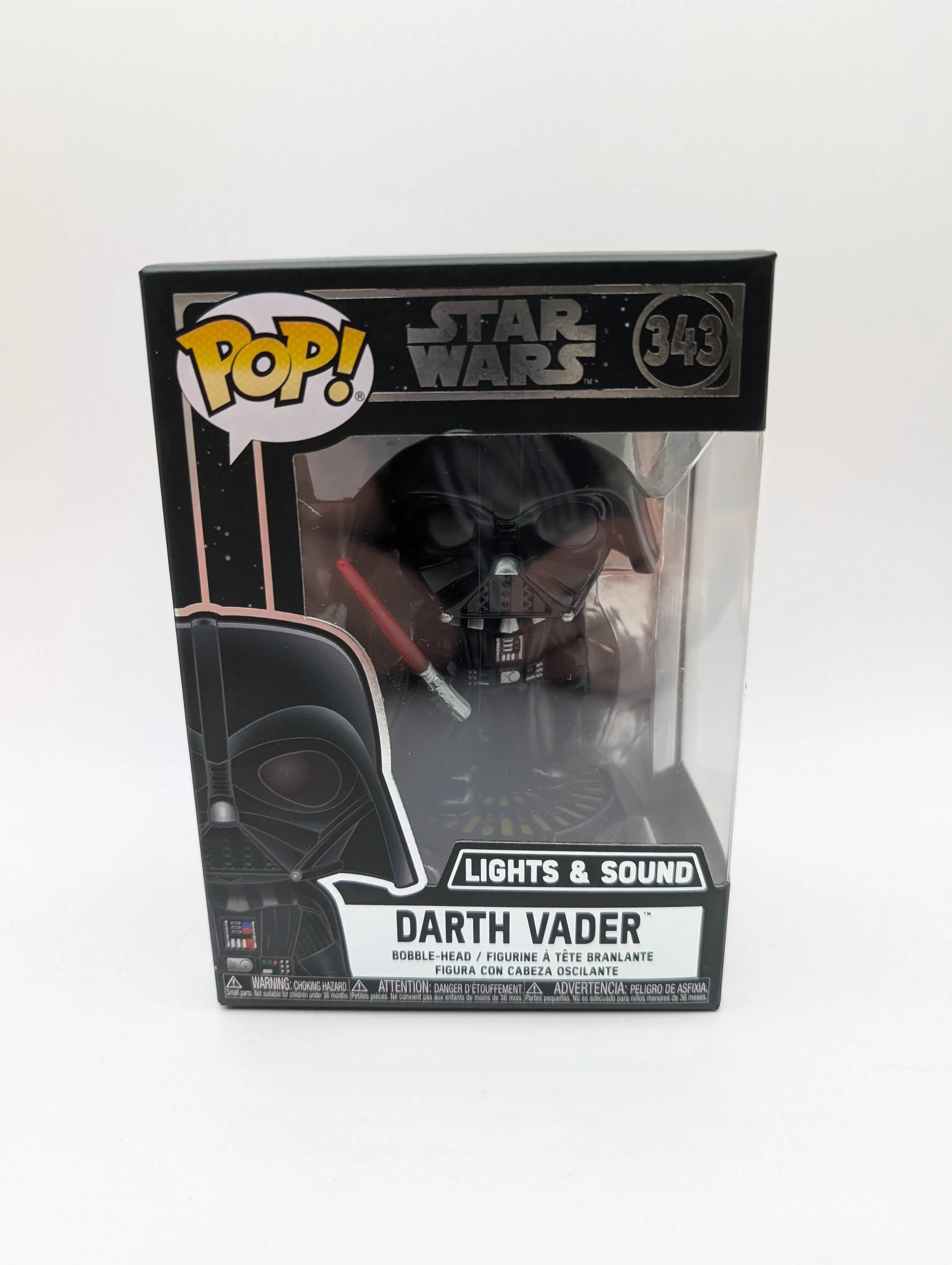 Funko Pop! Star Wars: #343 DARTH VADER (Lights/Sound) *VAULTED* FRENLY BRICKS - Open 7 Days