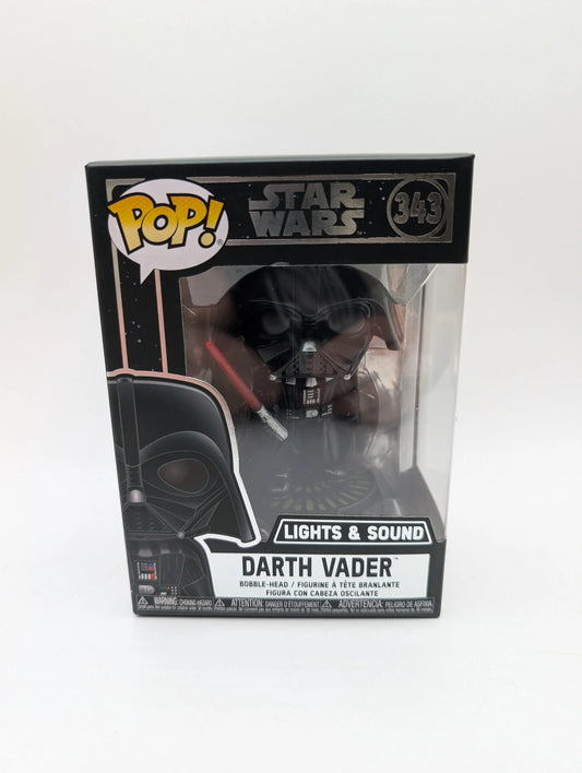 Funko Pop! Star Wars: #343 DARTH VADER (Lights/Sound) *VAULTED* FRENLY BRICKS - Open 7 Days