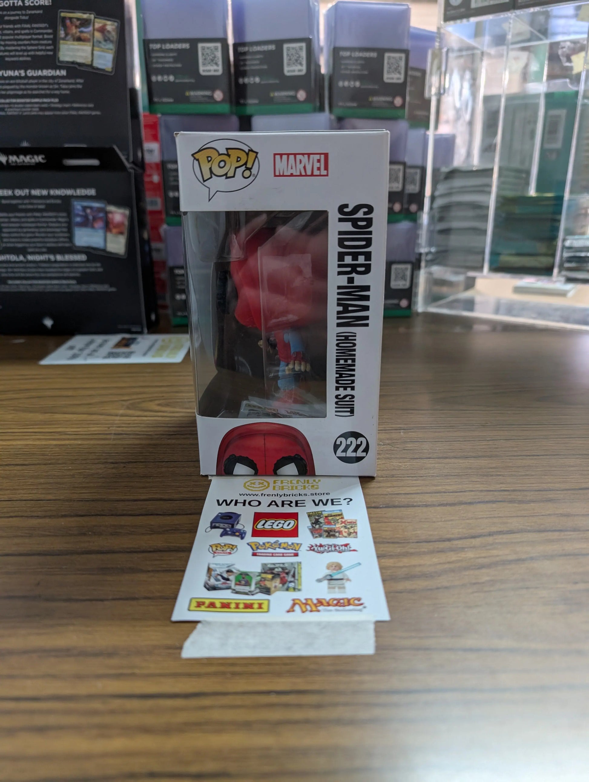 FUNKO Pop Vinyl Spider-Man #222 FRENLY BRICKS - Open 7 Days